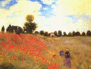 Claude Monet Poppies at Argenteuil oil painting artist